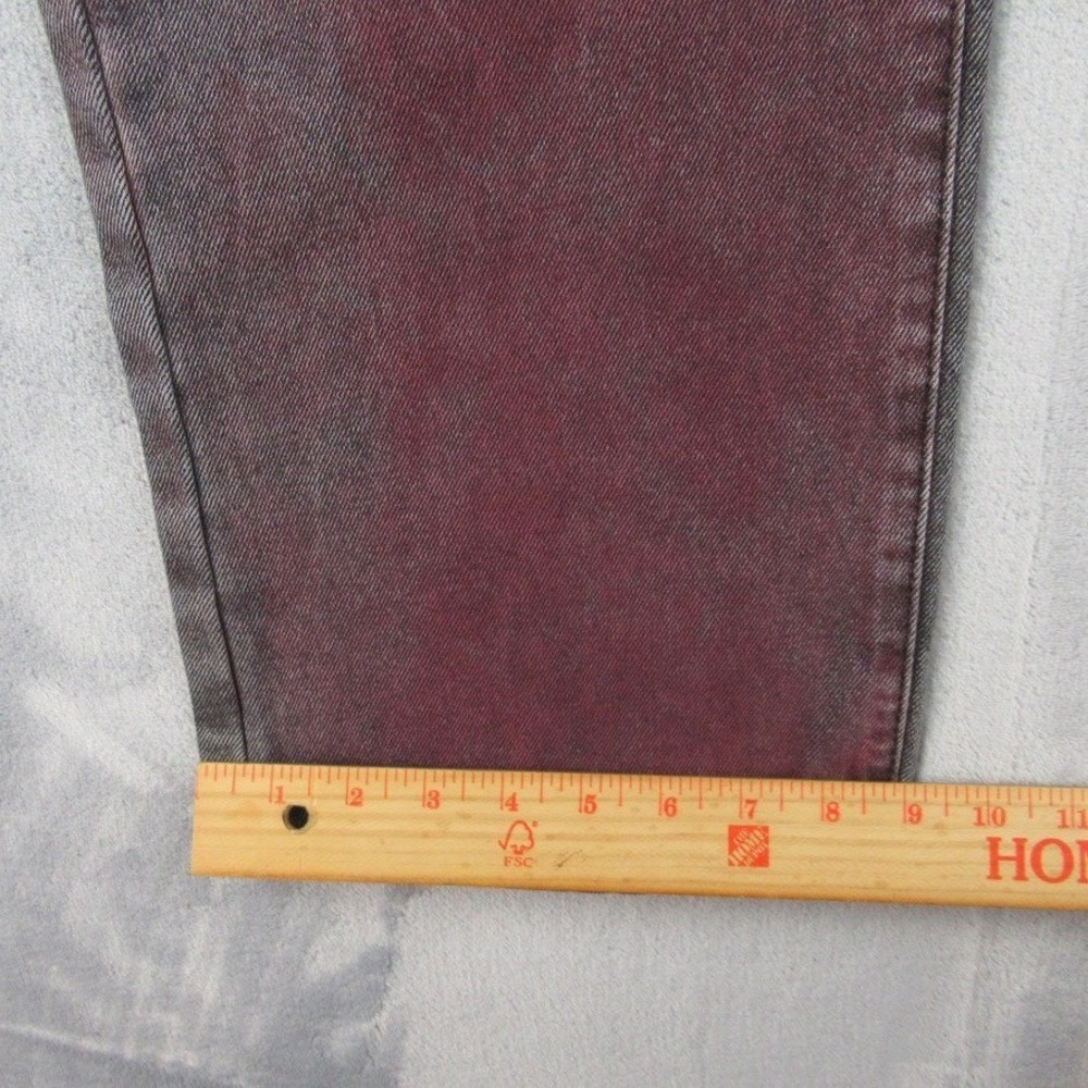 PTCL Ethikal Brand Straight Leg Jeans Red Black Acid Wash Size 29 PL1985BROD - Picture 8 of 14